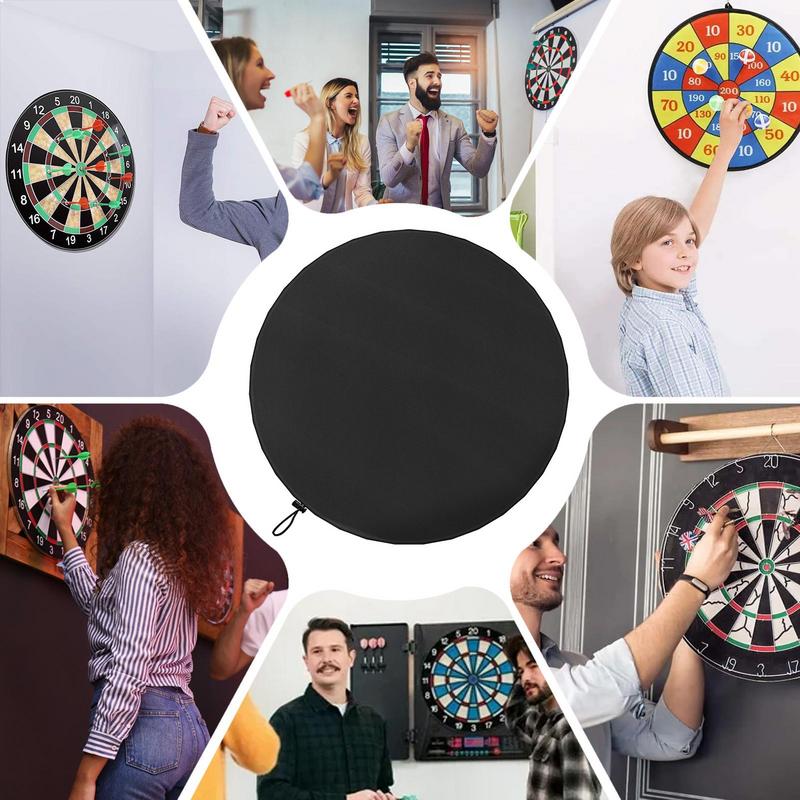 Dartscheiben-Abdeckung, robust, 600D Oxford, wasserdicht, schützend, für Höhle Außenbereich, Innenbereich, Dartscheibe, Staubschutz für 24-Zoll-Dartscheibe ﻿