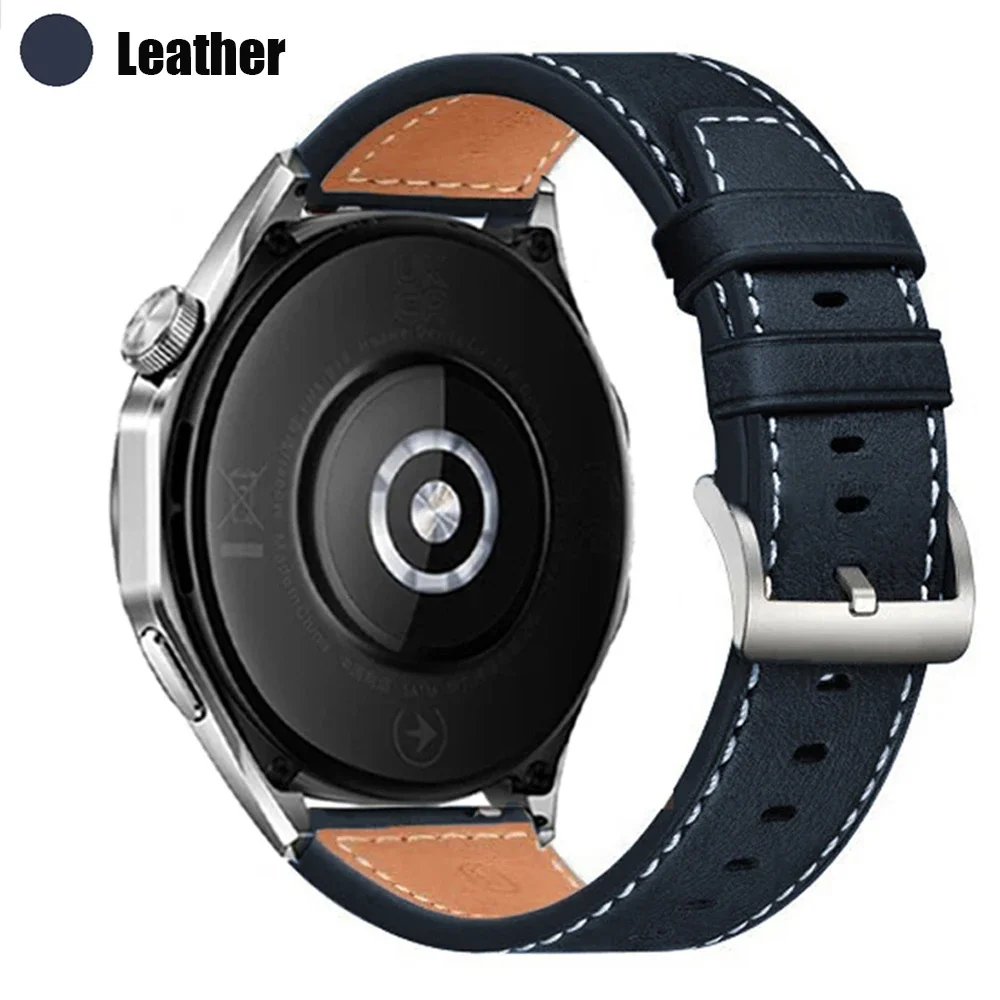 22mm nahkaista silikoniranneketta huami amazfit bip 6 5/ balance/stratos 3/ gtr 4 2e 3 pro/pace -kellolle, ranneke vaihtoranneke: Tummansininen musta