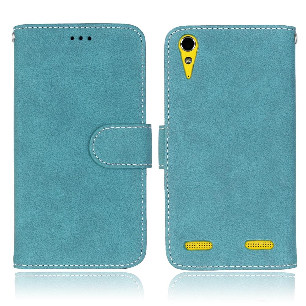 Flip Case for Lenovo A6010 Plus & A6000 & for Lenovo Lemon K3 K30-T Cover Skin 5" K 3 A 6000 6010 Case for Lenovo Phone Case: Blue