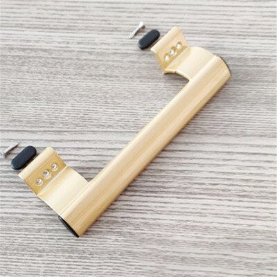 20cm White Gold Black Aluminum Alloy Handle Metal Sliding Door Pull Handle Plastic Glass Sliding Door Window Balcony Handle: 1003