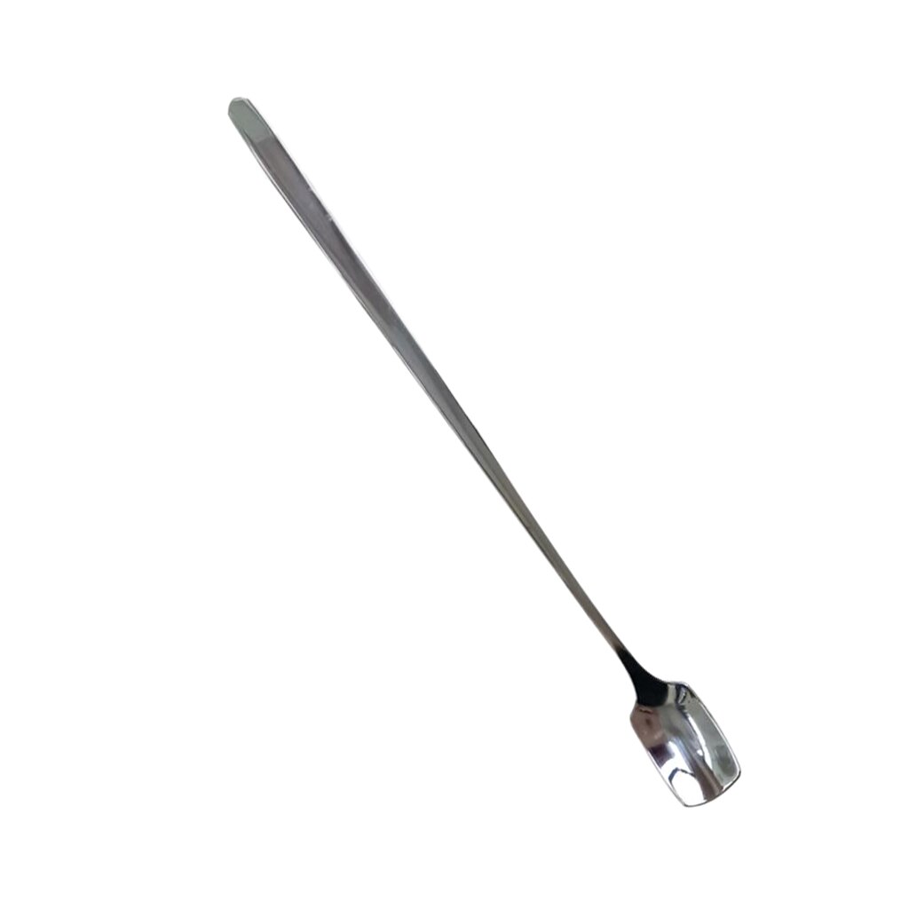 Rustfrit stål 170mm kaffeskeer med lange skafter blandeskeer kold drink frugt is dessert teske stearinlys voks graveske