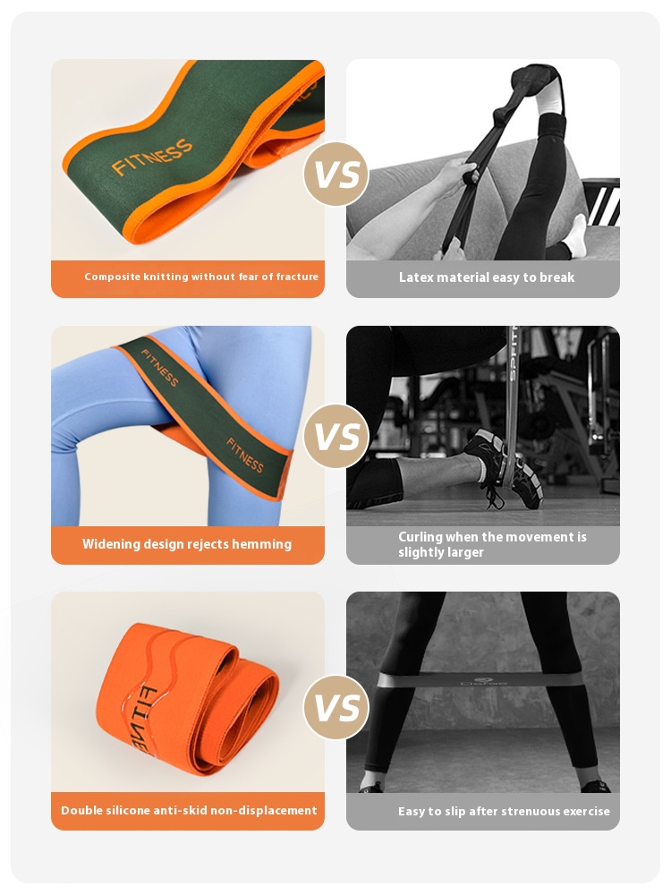 Buttock Circle Training Legs Fitness Training Band Elastic Band Fitness Female Tension Band Yoga Squat Resistance Band