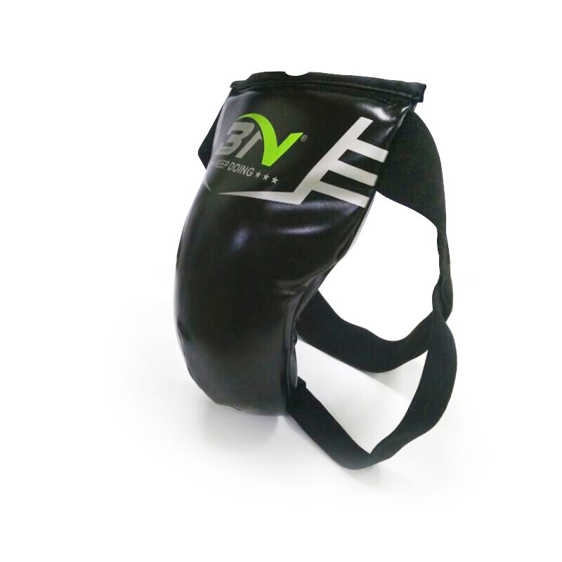 Säädettävä lasten aikuisten jockstrap pu nahka haarasuoja nivussuoja hengitysaukko taekwondo katrate nyrkkeily mma varusteet