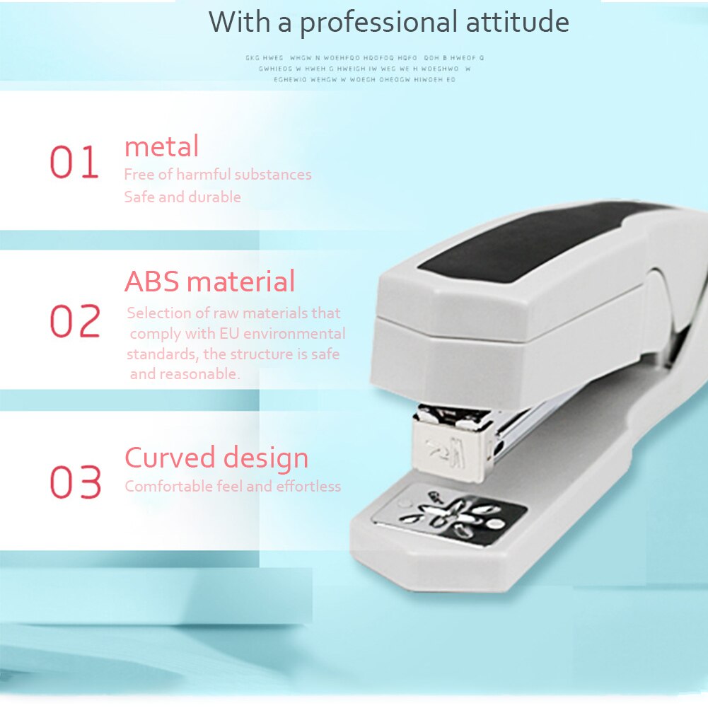 Business Office Universal Bookbinding Machine Tacking Portable School Supplies Paper Binding Rotary Stapler Manual Book Sewer