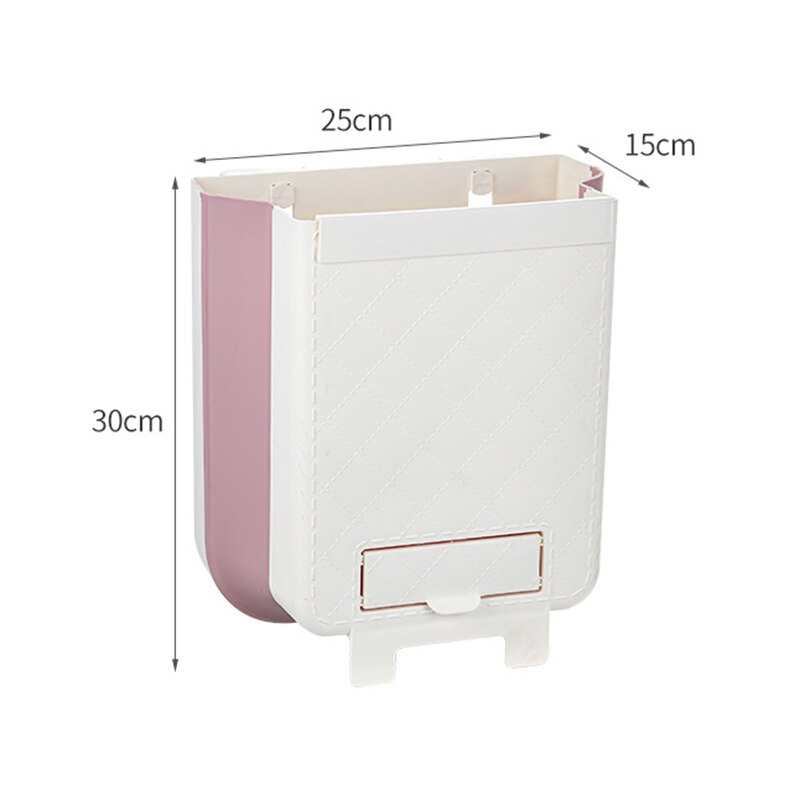 Poubelle pliante murale porte d'armoire de cuisine poubelle suspendue porte d'armoire de cuisine poubelle pliable