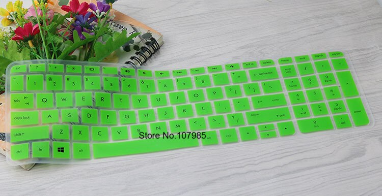 15 15.6 inch Soft Silicone Keyboard Protector Cover Skin For HP 250 G5 Pavilion 15 ENVY 15 TPN-C125 TPN-C126 HQ-TRE