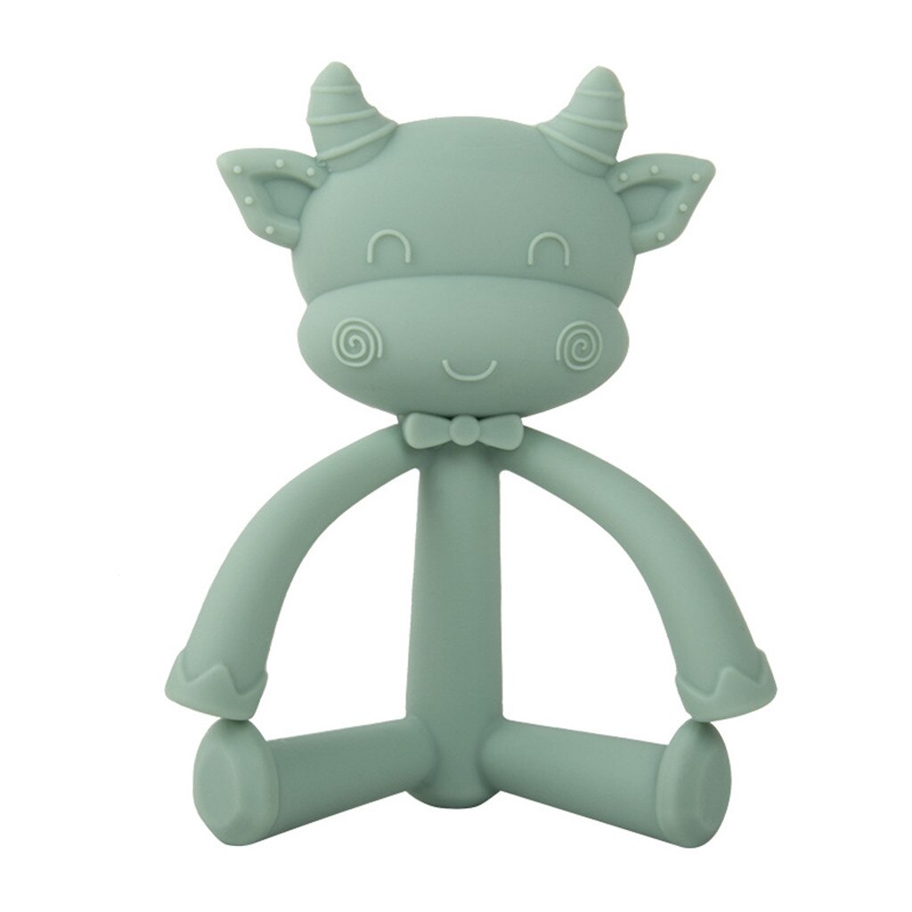 Peuters Zuigelingen Baby Tandjes Speelgoed Zachte Siliconen Fruit Bijtring Houder Cartoon Kids Bijtring Educatief Speelgoed Baby Shower Speelgoed 3: B