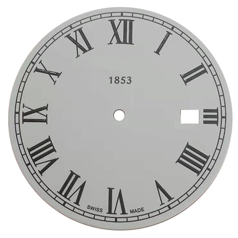 32,7mm uhr zifferblatt hände für T085410A männer quarz T085 uhr Text uhr zubehör T085410 reparatur teile: Rom wählen