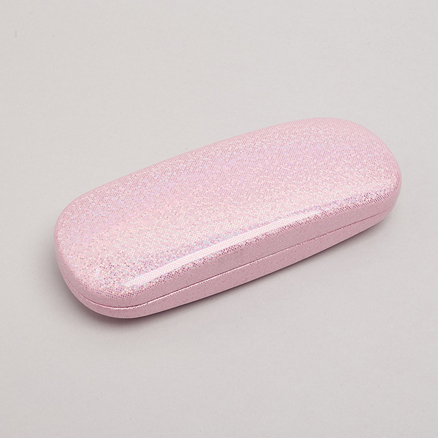 Pu Bril Case Lenzenvloeistof Doos Bescherming Bling Student Meisjes Eyewear Zonnebril Opslag Containers Voor Vrouwen: Pink