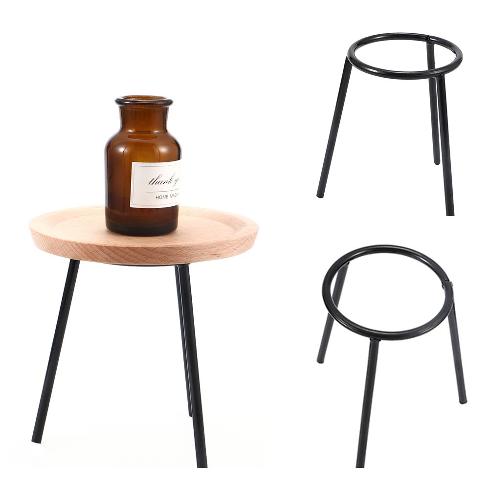 13cm Bunsen Burner Lamp Holder Chemistry Equipment Alcohol Lamp Tripod Cast Iron Support Stand Lab