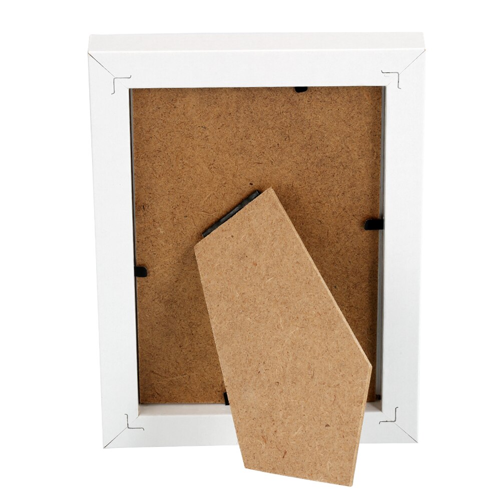 Black Wavy Line Pattern Wooden Photo Frame Table Home DIY Decoration High 5-10Inch Modern Picture Frames