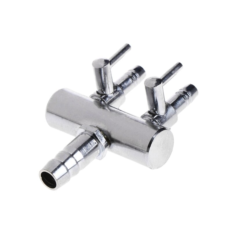 2- weg aquarium luchtverdeler klep vis tank luchtpomp stroomverdeler pomp klep kraan hendel bedieningsschakelaar klep