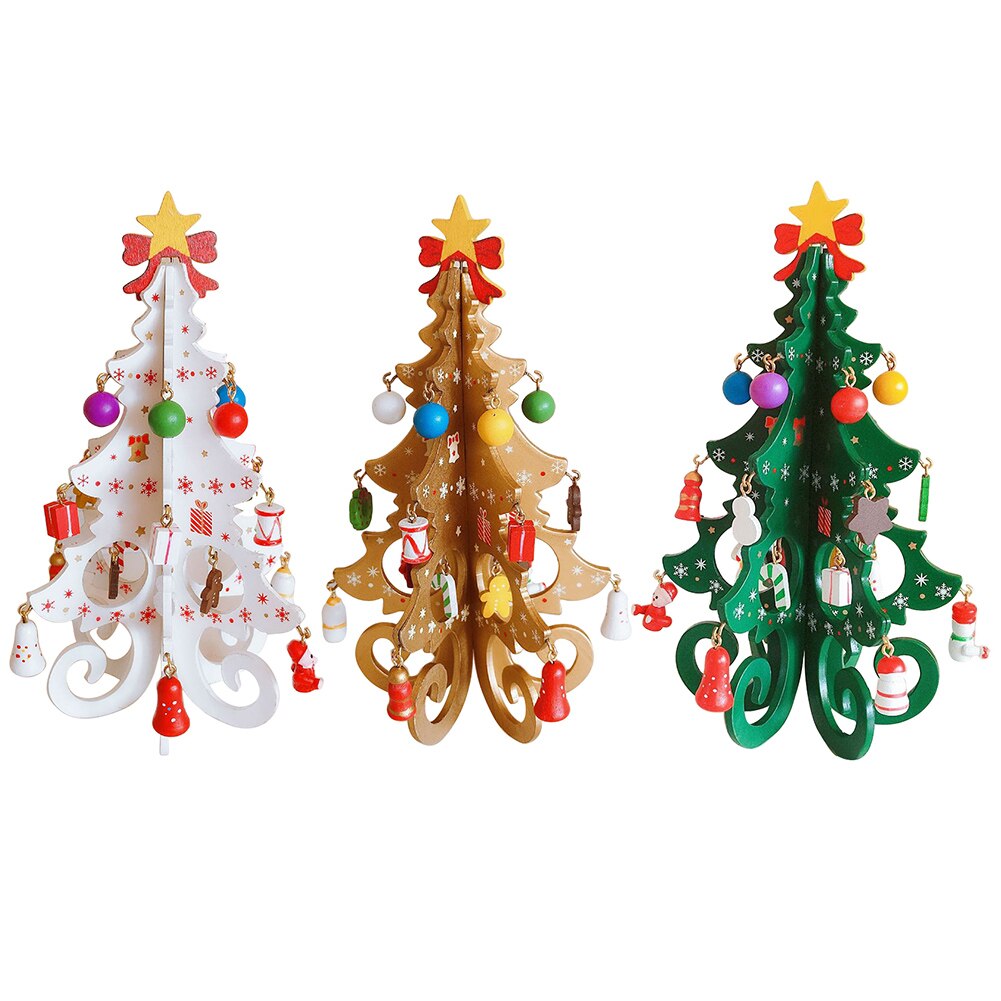Decoris papieren kerst ornament kerstboom 20cm mint kopen
