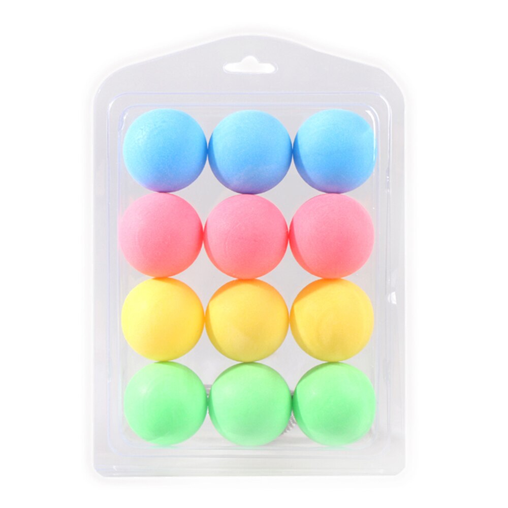 12 Pcs Colorful Ping Pong Balls Table Tennis Decor Balls Multi-functional Ping Pong Ball Amateur Training Balls Entertainment