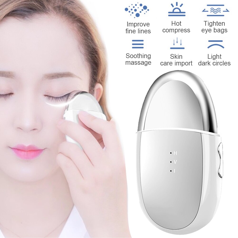 Eye Massager Ionic Eye Lift Anti Aging Machine Face Lift Huidverstrakking Ogen Zakken Remover Galvanische Spa Massage Apparaat Voor gezicht