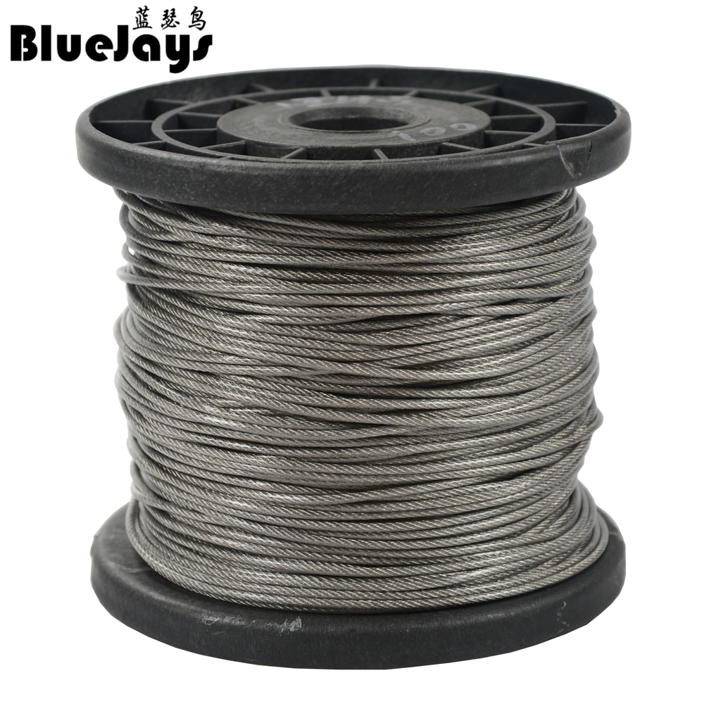 10M 70LB-368LB fishing steel wire line 7x7 strands Trace Coating Wire Leader Coating Jigging Wire Lead Fish Jigging Line 0.8-2mm