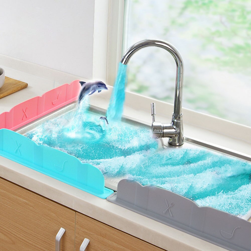 Water spatscherm barrière afscherming zuignap oliebestendig gemakkelijk schoon badkamer keuken gootsteen modern milieuvriendelijk zachte siliconen