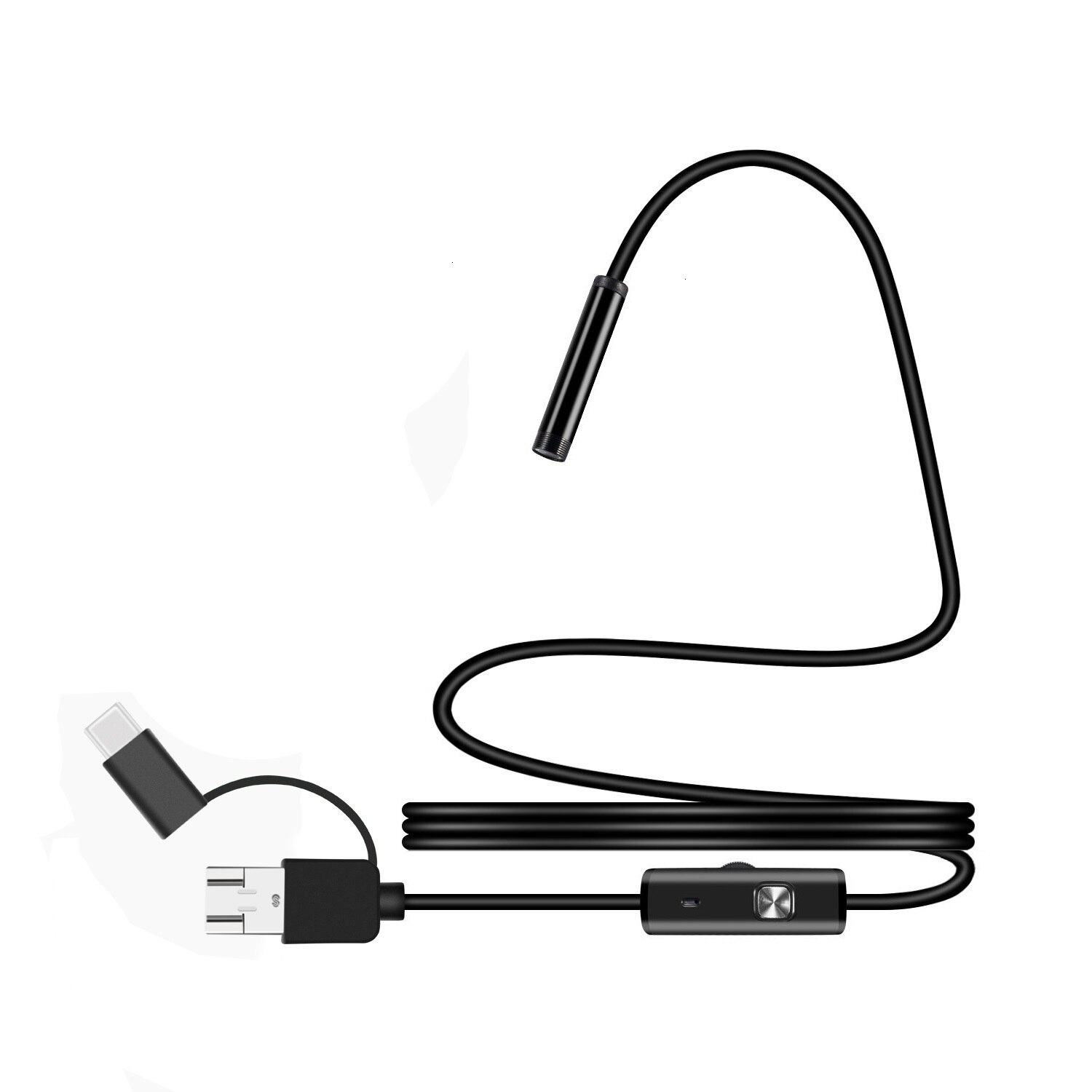Endoskop Kamera 8MM 3 in 1 USB Mini Camcorder IP67 Wasserdicht 6 LED Endoskop Inspektion Kamera Für Fenster Macbook PC Android: 1M / schwer Kabel