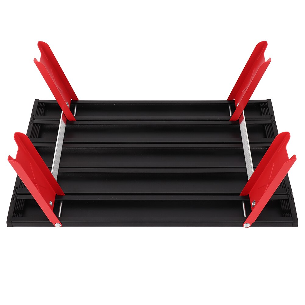 Mini Aluminum Alloy Folding Table Picnic Table Lightweight Folding Table for Outdoor BBQ Backpacking Camping with a storage bag