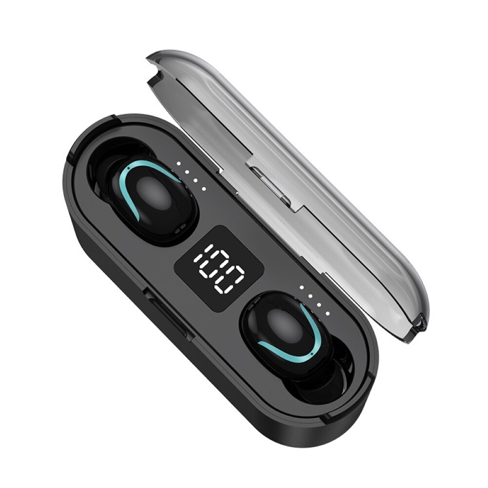 S1 Wireless Bluetooth Earphones In-Ear Touch Control Noise Reduction Headsets: Black