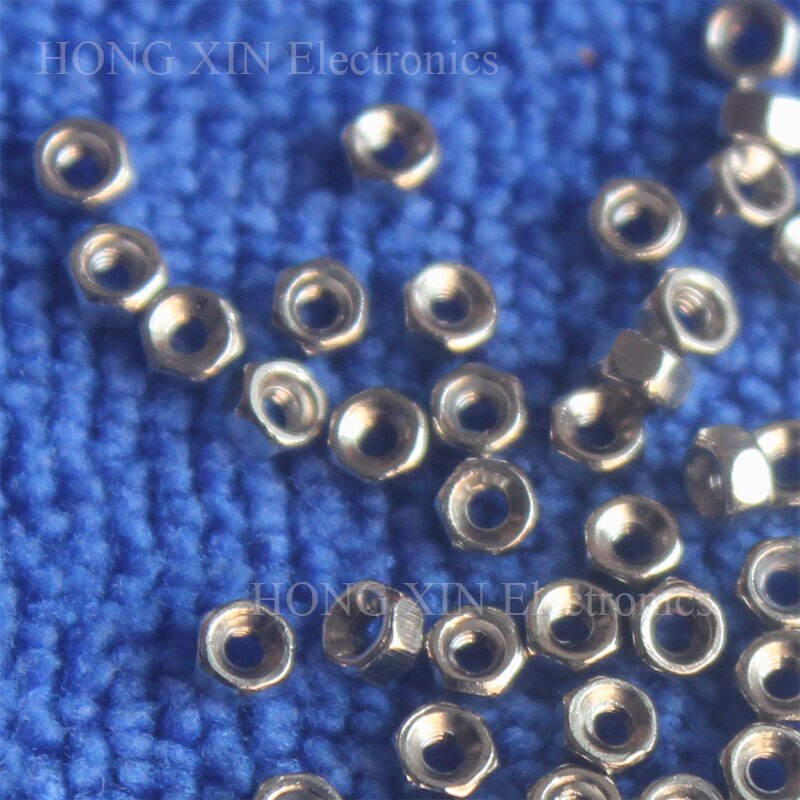 100Pcs 1.4mm Nut Eyeglasses Glasses Spectacles Repair Screw Nuts Tool Part For Watch Eye Glasses Clock