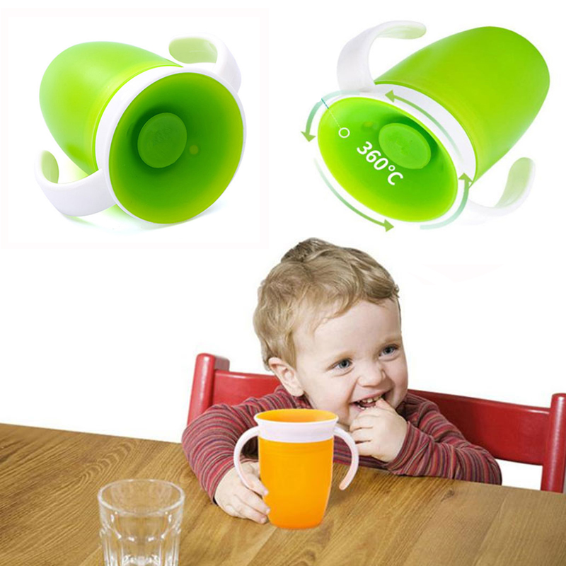 Kids Siliconen 360 Lekvrije Baby Kind Drinkbeker Baby Cup Anti-Choke Water Cup Kinderen Leren drinkbeker