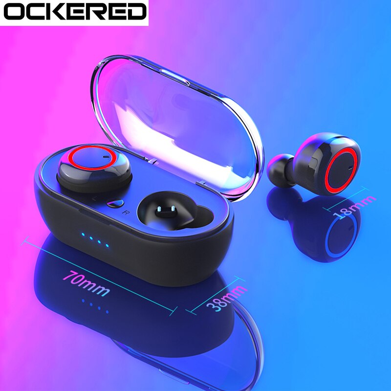 Tws Draadloze 5.0 Bluetooth Oortelefoon Hifi Stereo Bluetooth Headset Gamer Sport Oortelefoon Met Opladen Doos