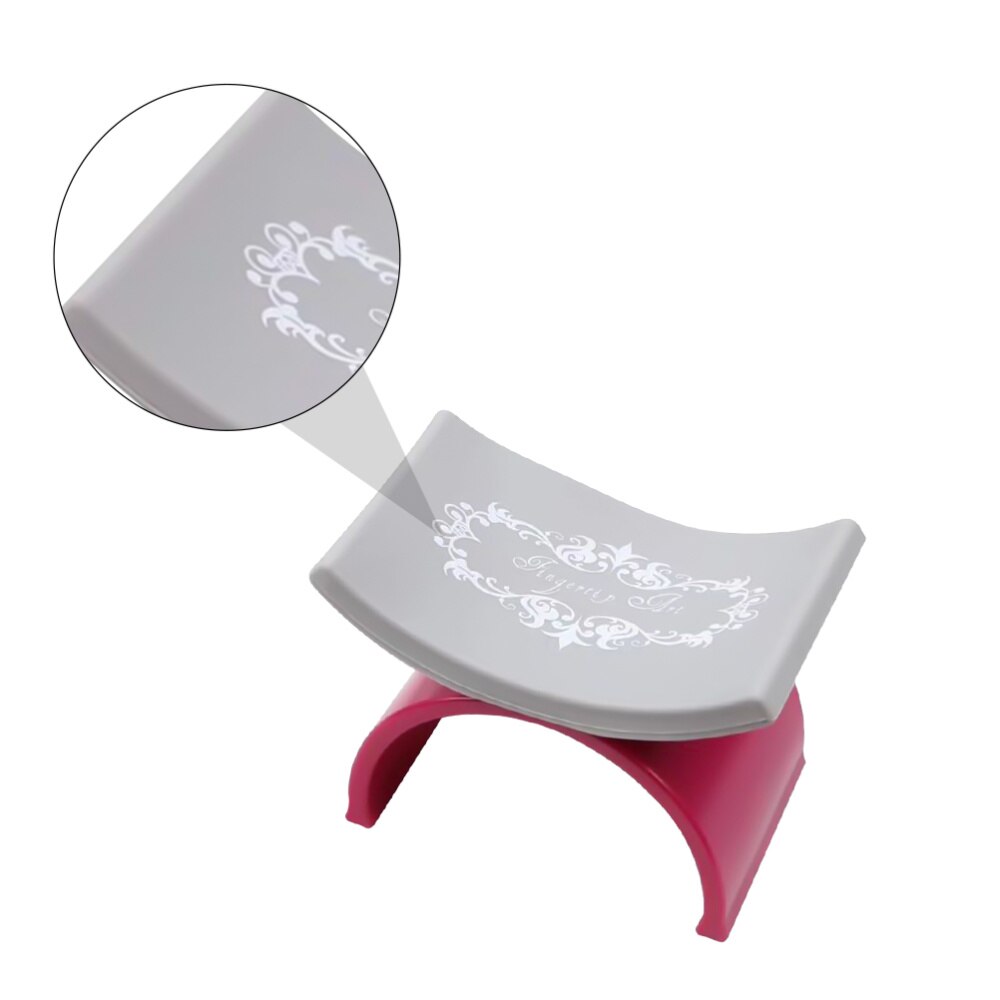 1Pc Nail Hand Pillow Manicure Wrist Pillow Silicone Hand Pillow Hand Rests Cushion U-shaped Hand Pillow For Home Store Outdoor N