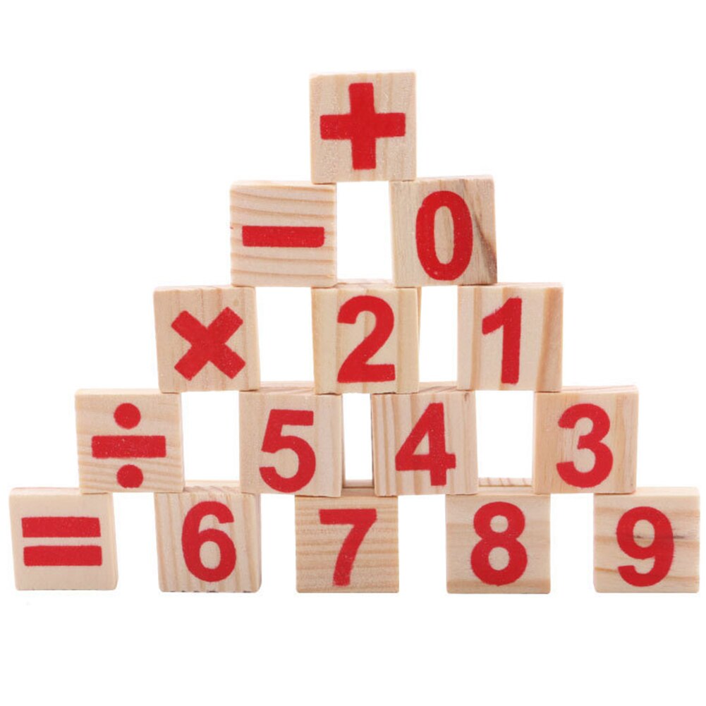 Pre school wooden mathematical intelligence stick vicedeal