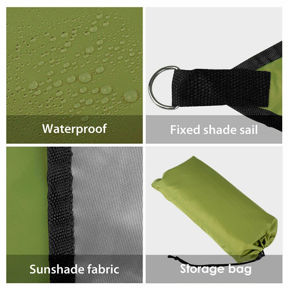 Waterproof sunscreen plastic tarpaulin covers UV Block Outdoor Sun Shield Canopy for Swimming Pool Courtyard
