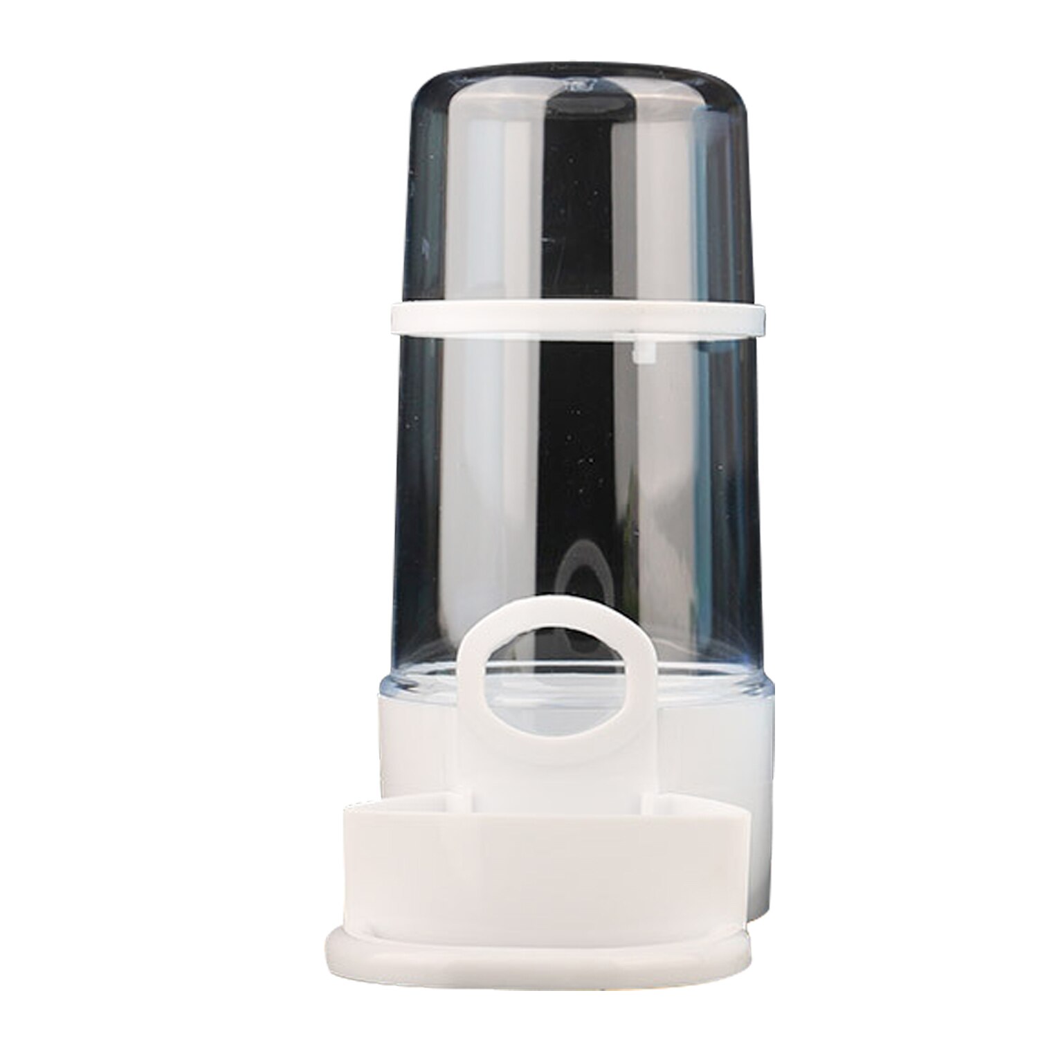 Automatic Bird Feeder Dry Food Dispenser Bird Seed Food Water Feeding Feeder Bowl Dispenser for Parrot Bird Hamster Hedgehog: Transparent