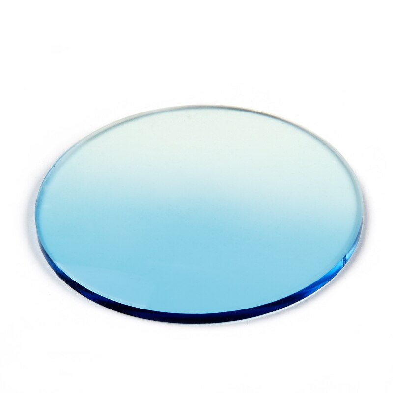 Toketorism Anti Reflective Prescription Lenses Anti UV Gradient Tint Lens for Glasses Frame and Trimming Rimless Sunglass: Gradient blue