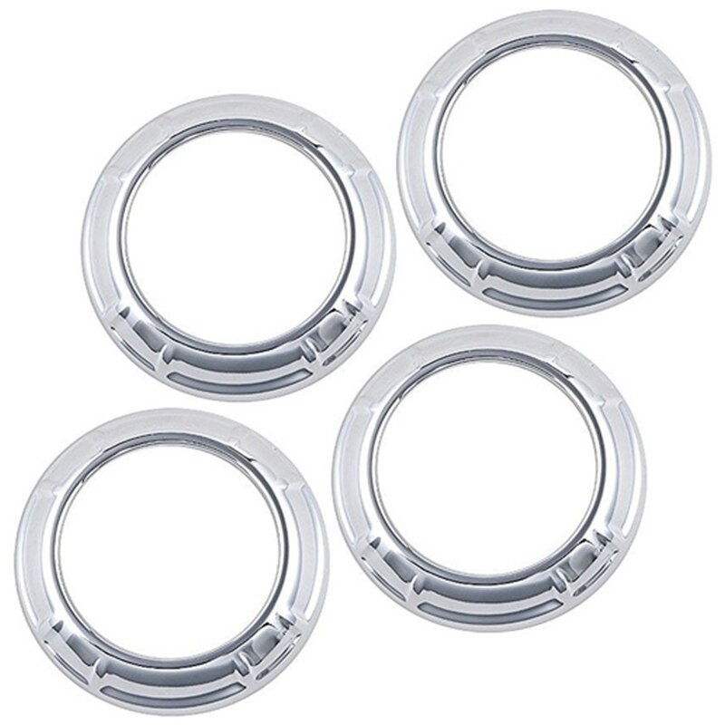 4 pçs chrome carro traço ar condicionado ventilação guarnição capa para jeep wrangler jk 11-17