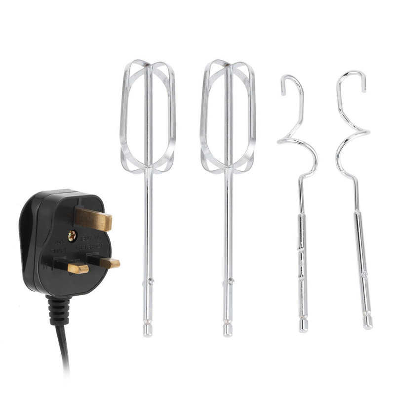 600W Egg Beater 5 Speeds Electric Food Mixer Dough Blender Kitchen Utensils UK 220V Kitchen Accessory