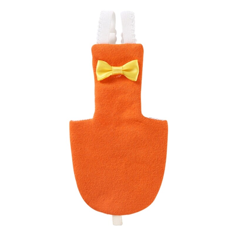 Bird Parrot Diaper Flight Suit Nappy Clothes for Green Cheek Conure Parakeet Cockatiels Pigeons Small Medium Large Birds: Orange / S