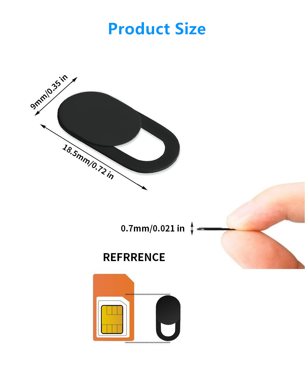 Webcam Cover Ultra Thin Webcam Camera Shield Protector Web Cam Cover Slider For Computer Phone Tablet MacBook iMac