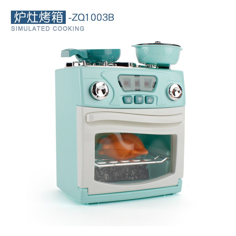 Kinderen Educatief Speelhuis Grote Size Model Apparaten Wasmachine Water Dispensers Magnetron Ei Steamer Keuken Speelgoed: Stovetop  Oven 630 5g