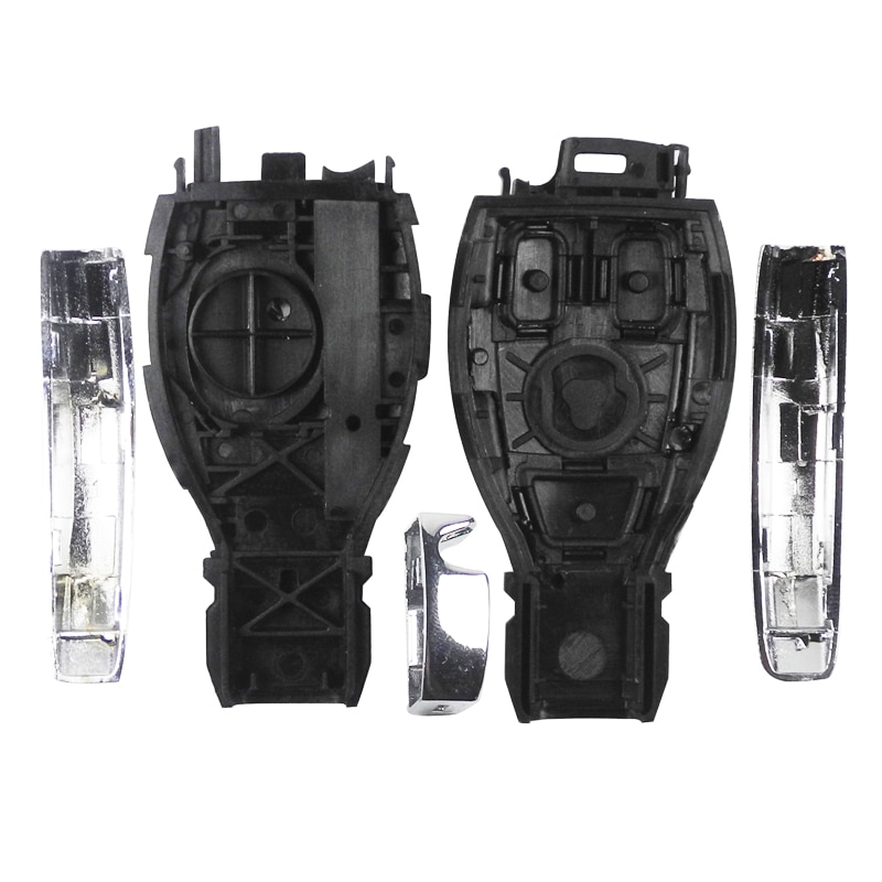 Jingyuqin inteligente remoto chave escudo fob para mercedes benz ano 2000 + suporta original nec e bga 2/3/4 botões caso chave substituir