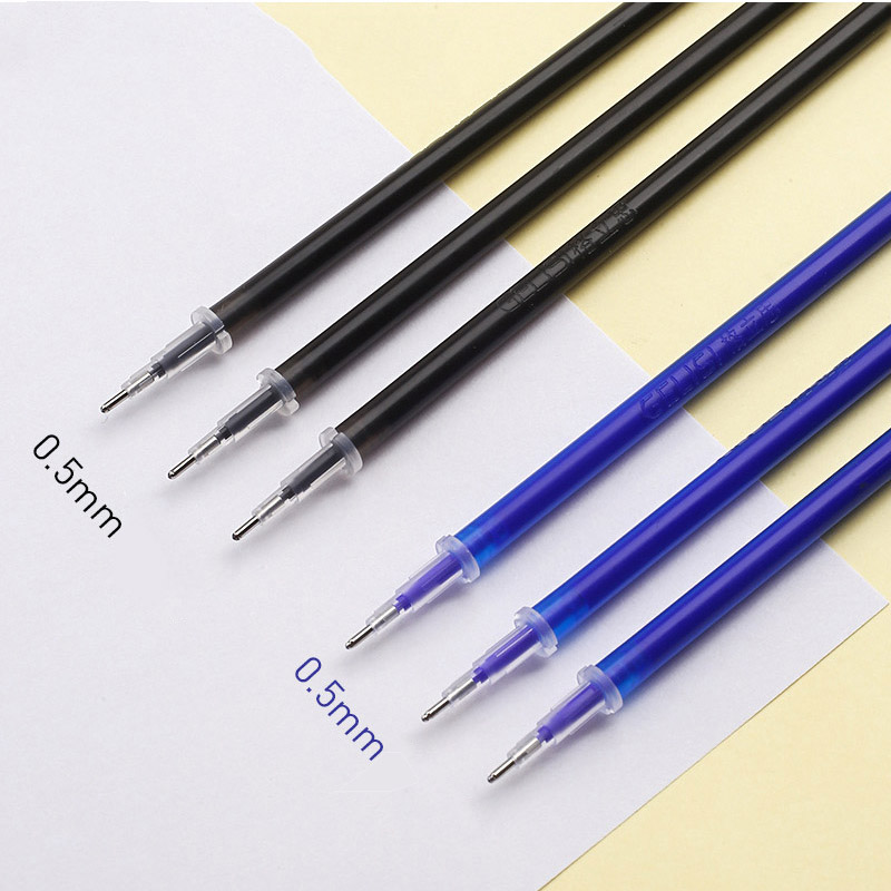 Gel Pens Set Black/Red/Blue Ink Ballpoint Gel Pen for Writing 0.5mm Refills Office Accessories School Supplies Stationery