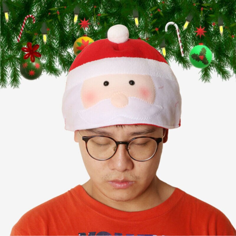 Adulto niños Navidad novedad sombrero disfraz gorra Reno Santa muñeco de nieve de Navidad