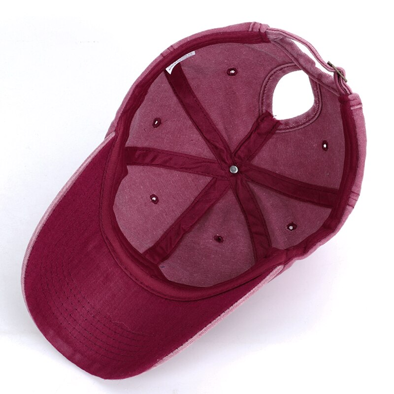 Vrouwen Paardenstaart Baseball Cap Lente/Zomer 100% Katoen Zonnehoed Snapback Caps Ademende Hoed Maat Verstelbaar Paardenstaart