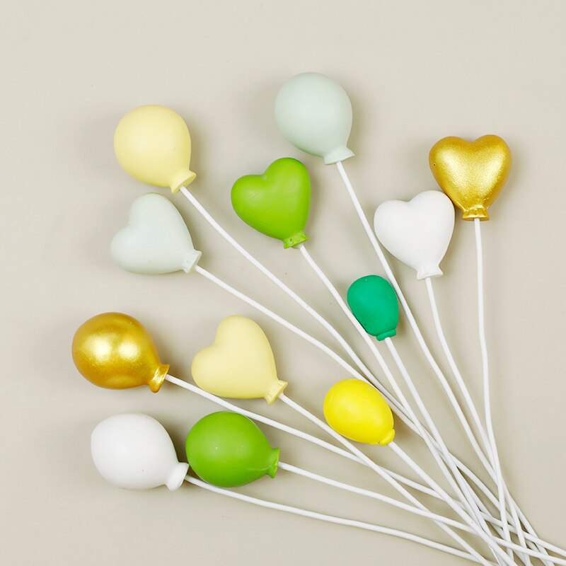 Décoration de gâteau en boule | Haut de gamme, or argent jaune bleu violet rose, amour gâteau ameublement pâtisserie, garniture de gâteau en boule ronde