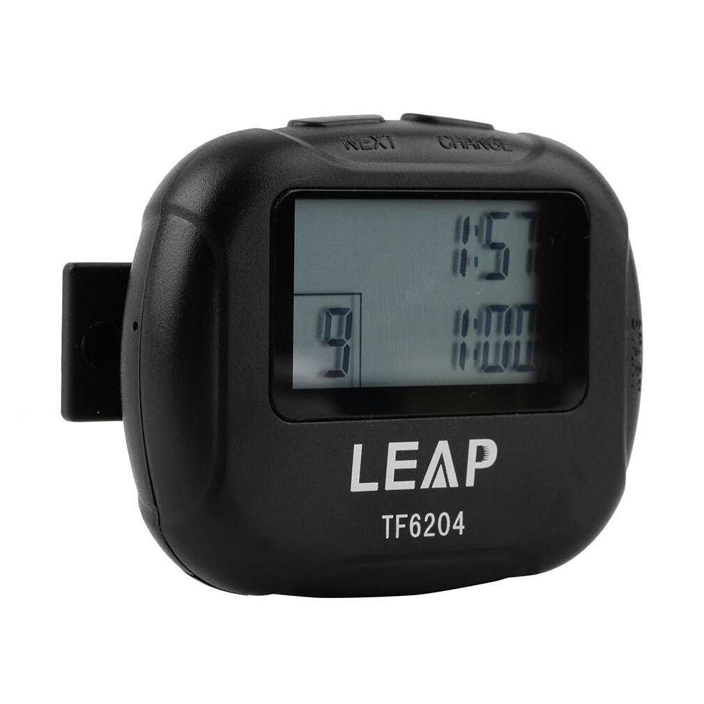 LEAP Training Electronics Interval Timer Segment Stopwatch Interval Chronograph for Sports Yoga Cross-fit Boxing GYM Trainings