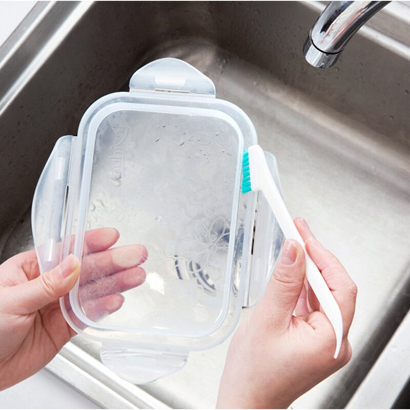 2 stk / sæt rengøring smal børste langt håndtag bærbart hul tøj baby mælk flaske hul rengøringsbørster husholdnings køkkenredskaber