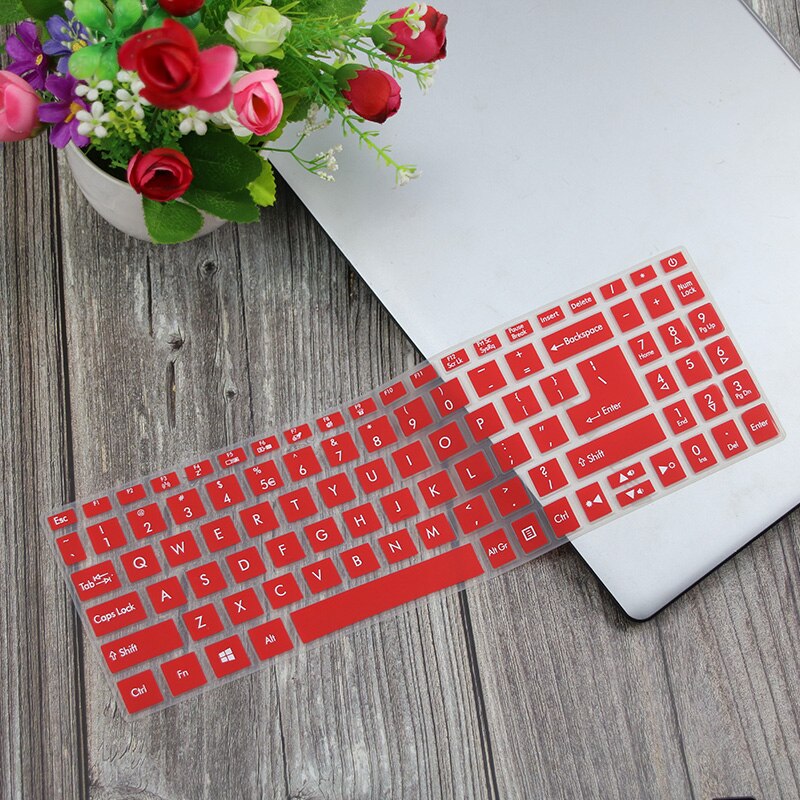 Laptop Keyboard Cover Skin For Acer Aspire 3 A315-55G A315-55 A315 55 55G / Aspire 5 A515-55G A515-55 A515 55G 15.6 inch: red