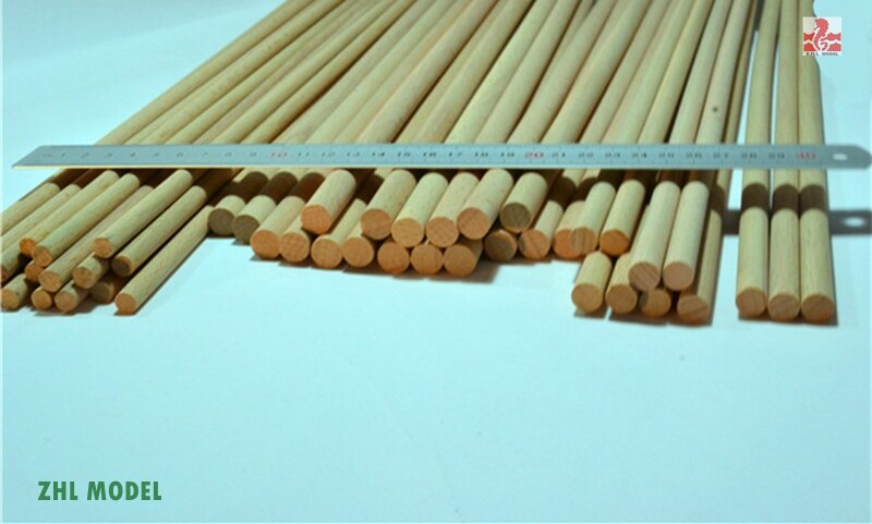 ZHL wooden round stick(beech)*1 model ship