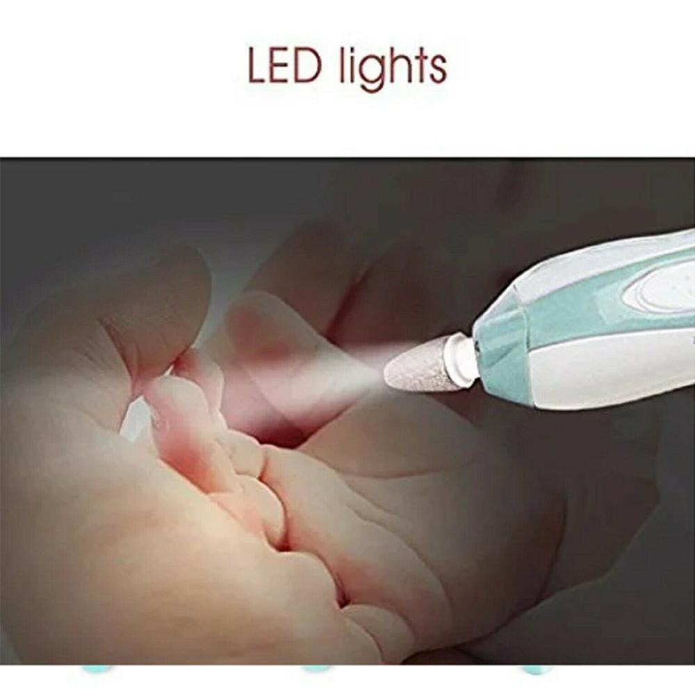 Bébé électrique coupe-ongles enfants enfants infantile sécurité pédicure tondeuses Abs matériel ciseaux ongles outils Cutter soins ensembles