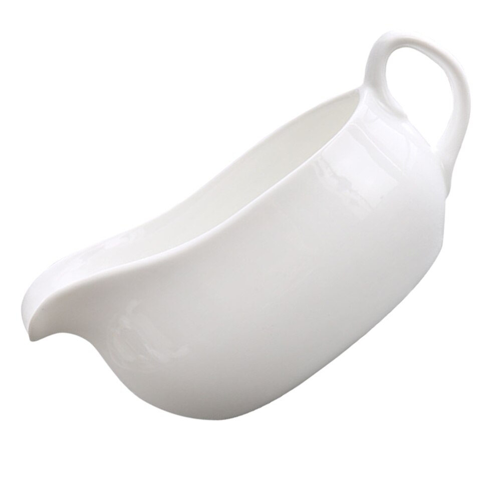 Ceramic Gravy Boats Porcelain Saucier Sauce Boats Seasoning Storage Container
