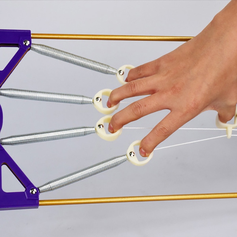 Stærk greb finger ortose hånd øvelse klaver guitar guzheng finger styrke justerbar afstand finger kraft rehabilitering