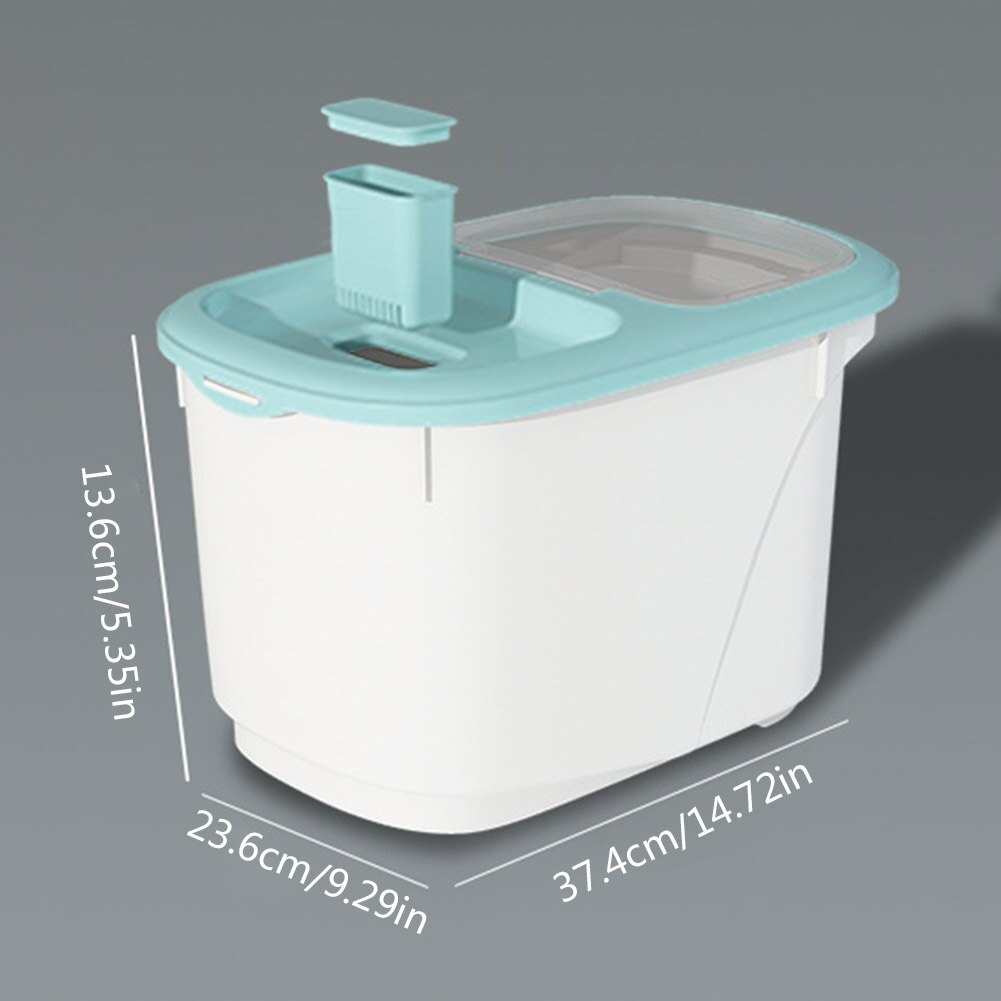 Plastic Sealed Moisture-proof Storage Box Kitchen Grain Rice Container Large Size Plastic Household Grain Containers Flip Cover